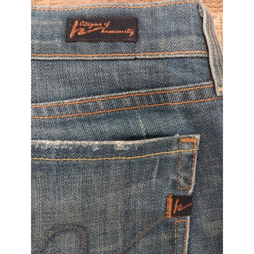 Citizens Of Humanity Jeans Womens sz 28 Kelly 001 Stretch Low Waist Bootcut 2573 - Picture 16 of 16
